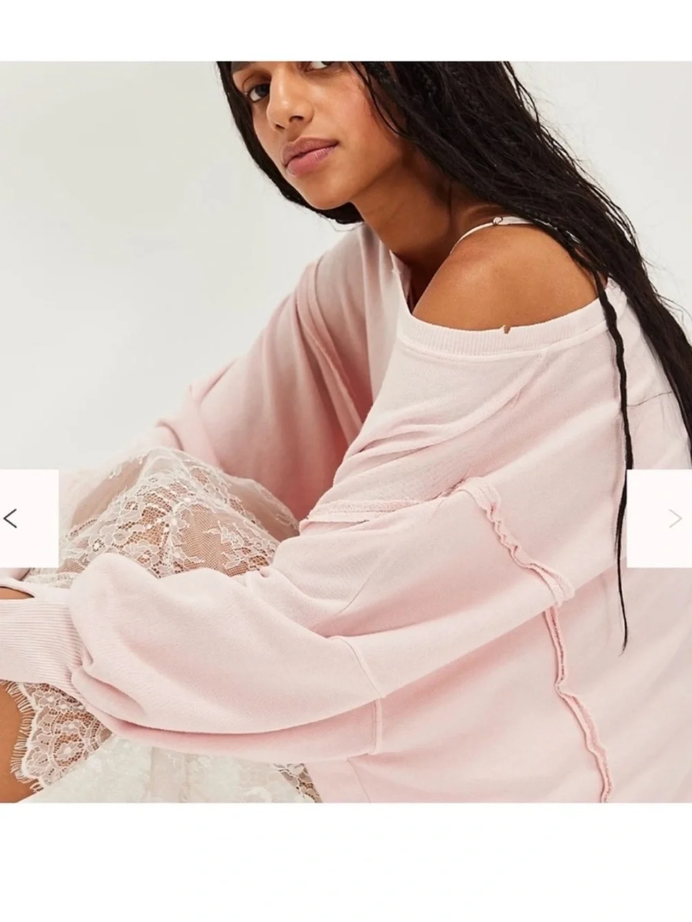 NWOT Free People We The Free Camden in Lilac Bloom Size XL *FLAW* - Picture 3 of 9